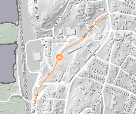 Map of Beekman Street